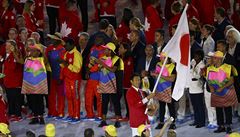 Slavnostní zahájení olympijských her v Riu (výprava Japonska).