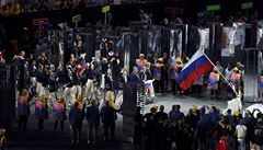 Slavnostní zahájení olympijských her v Riu (výprava Ruska).