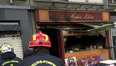 Pi poáru v baru ve francouzském Rouenu zahynulo 13 lidí.