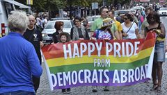 Pochod hrdosti gay a leseb Prague Pride proel 13. srpna Prahou.