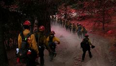 Kalifornii suují mohutné lesní poáry, své domovy ji muselo opustit 4000 lidí.