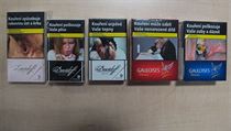 Prvn krabiky cigaret v designu podle evropsk tabkov smrnice