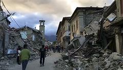 Zemtesení zasáhlo centrum italského msta Amatrice.