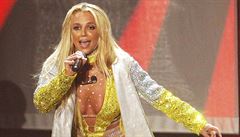 Britney Spearsová bhem svého vystoupení v Madison Square Garden.