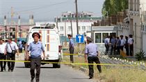 Vyetovn v Bikeku u nsk ambasdy, kde zatoil sebevraedn atenttnk.