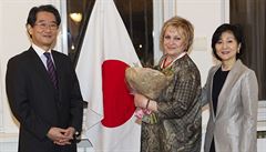 V prosinci roku 2010 dostala Vra áslavská na japonské ambasád ád...