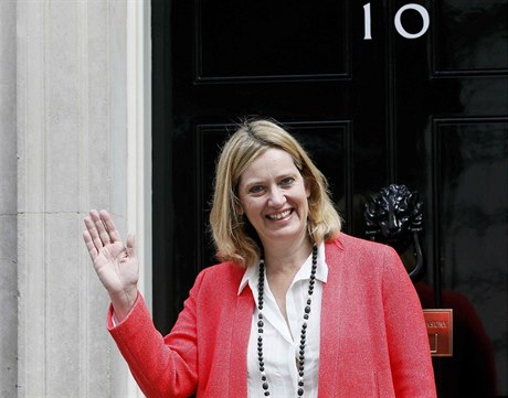 Britská ministryn vnitra Amber Ruddová.