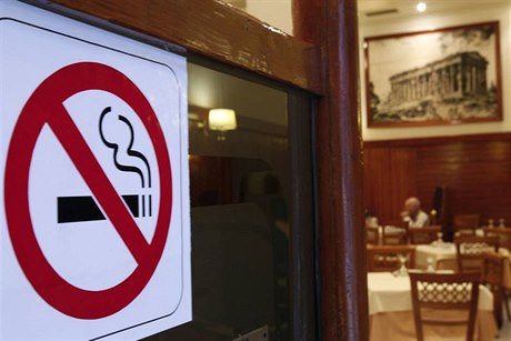 Zákaz kouení v restauracích, ilustraní foto.