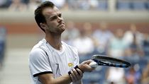 Jan Šátral při zápase s Gaelem Monfisem na US Open. | na serveru Lidovky.cz | aktuální zprávy