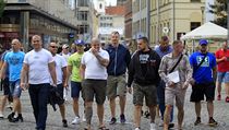 Neonacisté se sešli, aby demonstrovali proti náměstkovi primátora Matěji... | na serveru Lidovky.cz | aktuální zprávy
