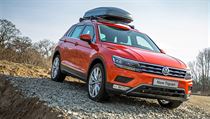 Volkswagen Tiguan. Nmeck SUV stav na stejn technice jako Kodiaq, je vak...