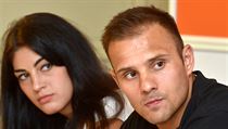 Lucie Sedláčková a Štěpán Horváth na tiskovce v Karlových Varech. | na serveru Lidovky.cz | aktuální zprávy