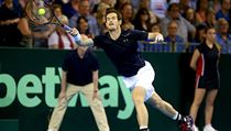 Andy Murray v zpase Davis Cupu.