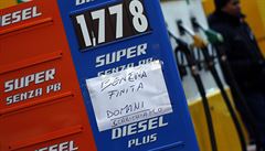 V Itálii stávkují pumpai. Na stojanu ímské benzinky je napsáno palivo...