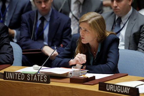 Americká zástupkyn pi OSN Samantha Powerová