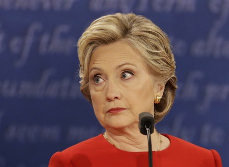 Demokratická kandidátka na post prezidenta Hillary Clintonová.