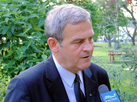 László Tkés v roce 2007, kdy se poprvé stal europoslancem.