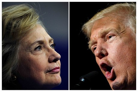 Prezidenttí kandidáti Hillary Clintonová a Donald Trump (Ilustraní foto)