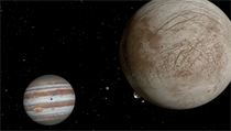 Z povrchu měsíce Europa zřejmě tryskají obrovské vodní gejzíry. NASA z nich chce získat vzorek Obří vodní gejzíry na Europě (ilustrace) | na serveru Lidovky.cz | aktuální zprávy