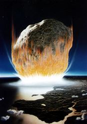 Vyvrtaný sloupec hornin z Mexického zálivu vědcům odhalil poslední den éry dinosaurů Takto nějak mohla vypadat srážka Země s meteoritem, který po sobě zanechal... | na serveru Lidovky.cz | aktuální zprávy