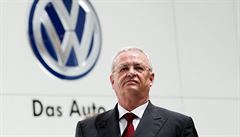 Martin Winterkorn po skandálu rezignoval na funkci éfa Volkswagenu.