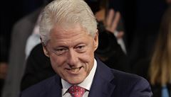 Bývalý americký prezident a manel Hillary Clintonové, Bill Clinton.