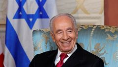 Nkdejí izraelský prezident imon Peres na shromádní v Ottaw.