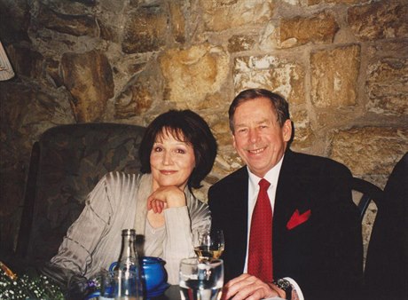 Václav Havel a Marta Kubiová