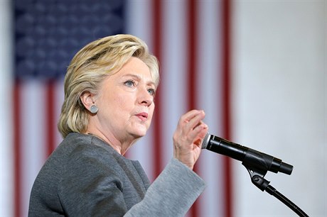 Demokratická kandidátka Hillary Clintonová