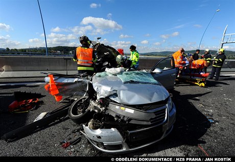 Dopravní nehoda - ilustraní foto.