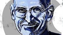 Ilustrace Steva Jobse. | na serveru Lidovky.cz | aktuální zprávy
