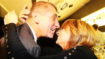 Andrej Babiš s Adrianou Krnáčovou oslavují výsledky senátních a krajských voleb | na serveru Lidovky.cz | aktuální zprávy