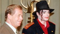 Vclav Havel a Michael Jackson.