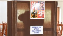 Volby v okrsku íslo 87 v Olomouci - Chomoutov.