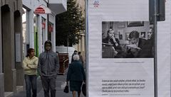 V Praze 6 byla zahájena výstava velkoformátových fotografií Václava Havla...