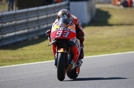 Marc Márquez pi rozjíce.