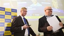 Předseda KDU-ČSL Pavel Bělobrádek s ministrem kultury Danielem Hermanem. | na serveru Lidovky.cz | aktuální zprávy
