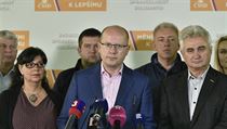 Tisková konference ve volebním štábu ČSSD v Praze, kde představitelé strany 15.... | na serveru Lidovky.cz | aktuální zprávy