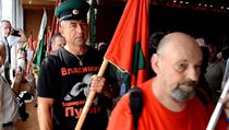 Tričko s Vladimirem Putinem na akci Klubu českého pohraničí. | na serveru Lidovky.cz | aktuální zprávy