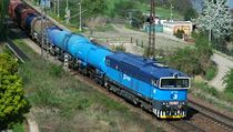 Vlak společnosti ČD Cargo. Vlak společnosti ČD Cargo.