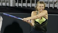 Maria Sharapovabhem akce World Team tenis exhibition na podporu AIDS...