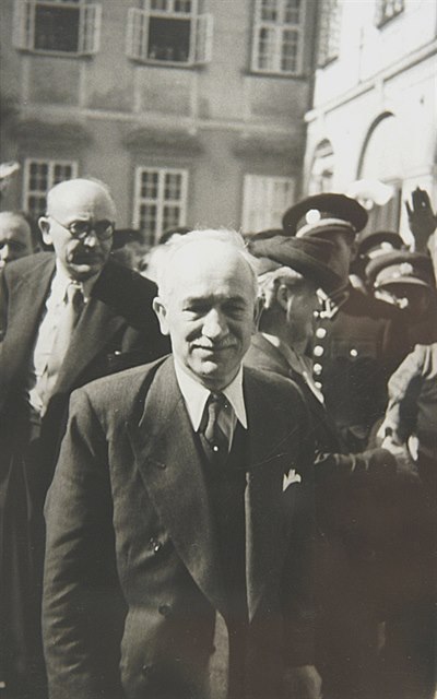 Edvard Bene  v roce 1938.