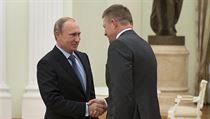 Ruský prezident Putin a slovenský premiér Fico při setkání v Moskvě v červnu... | na serveru Lidovky.cz | aktuální zprávy