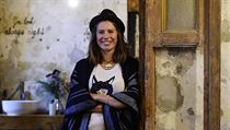 Snowboardistka Eva Samková pózuje po tiskové konferenci před novou sezonou. | na serveru Lidovky.cz | aktuální zprávy