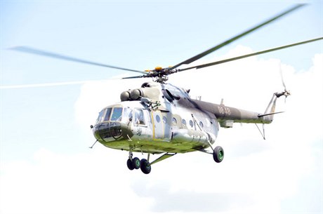 Vrtulník Mi-17 z flotily eské armády.