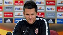 David Holoubek na tiskovce před zápasem s Beer Ševou. | na serveru Lidovky.cz | aktuální zprávy