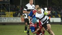 Exhibin utkn v ragby R - Barbarian FC uspodan 8. listopadu v Praze v...