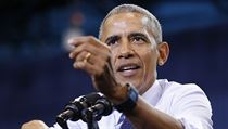 Současný prezident Barack Obama hovoří na podporu Hillary Clintonové. | na serveru Lidovky.cz | aktuální zprávy