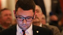 Jiří Ovčáček při setkání prezidenta Zemana s občany Mariánských lázní v hotelu... | na serveru Lidovky.cz | aktuální zprávy