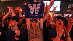 Fanouci Chicago Cubs slaví vítzství ve Svtové sérii.